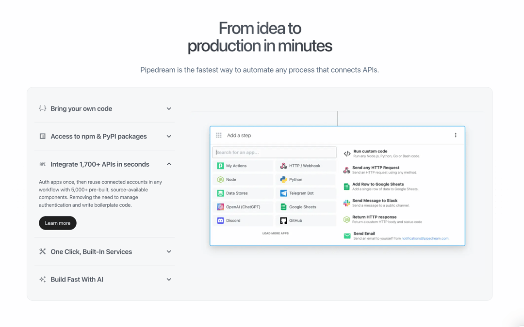 Pipedream App Integration - Pipedrive Marketplace