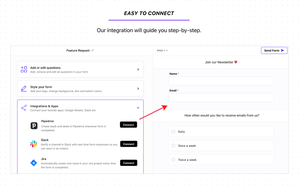 NativeForms App Integration - Pipedrive Marketplace