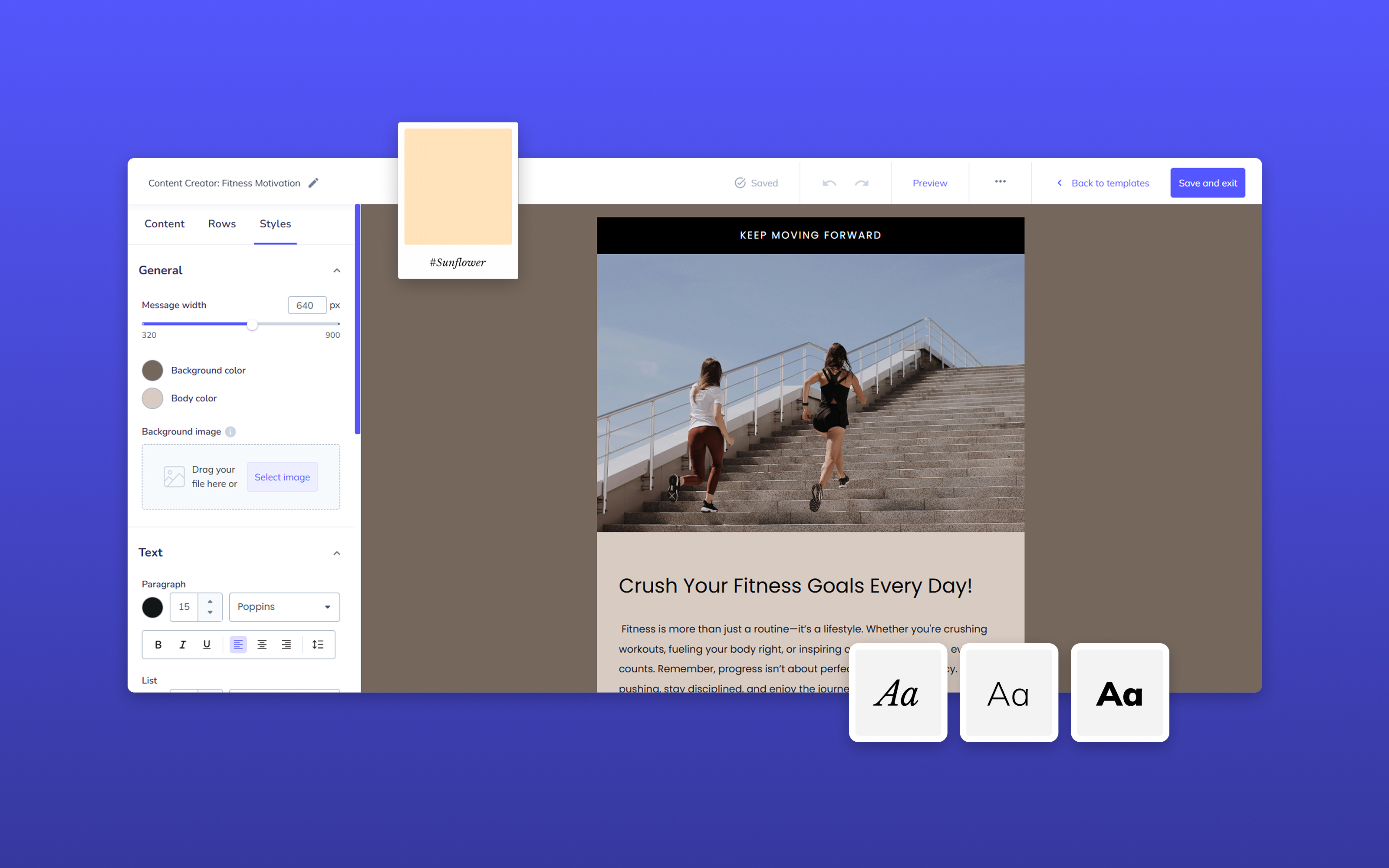 App screenshot