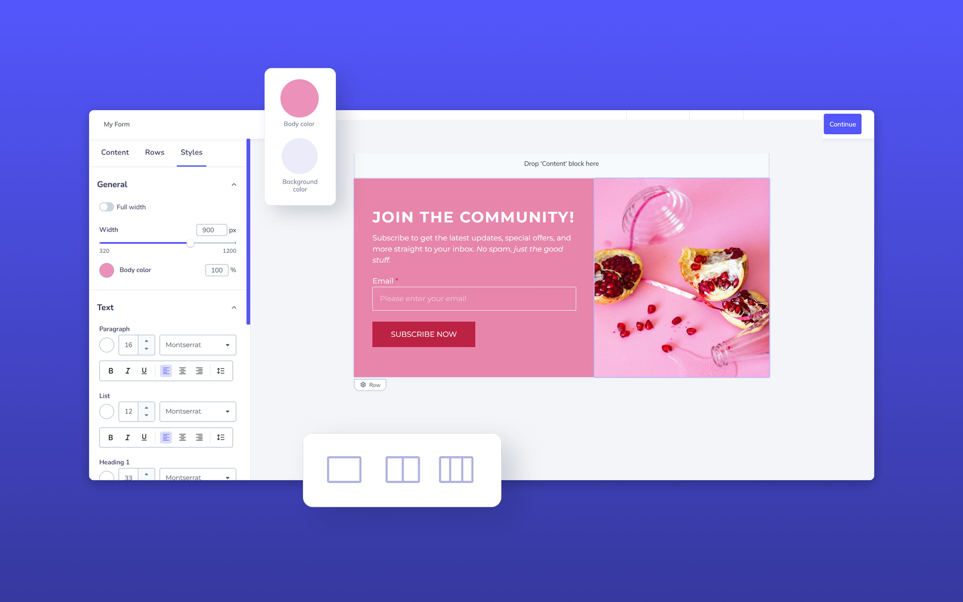 App screenshot