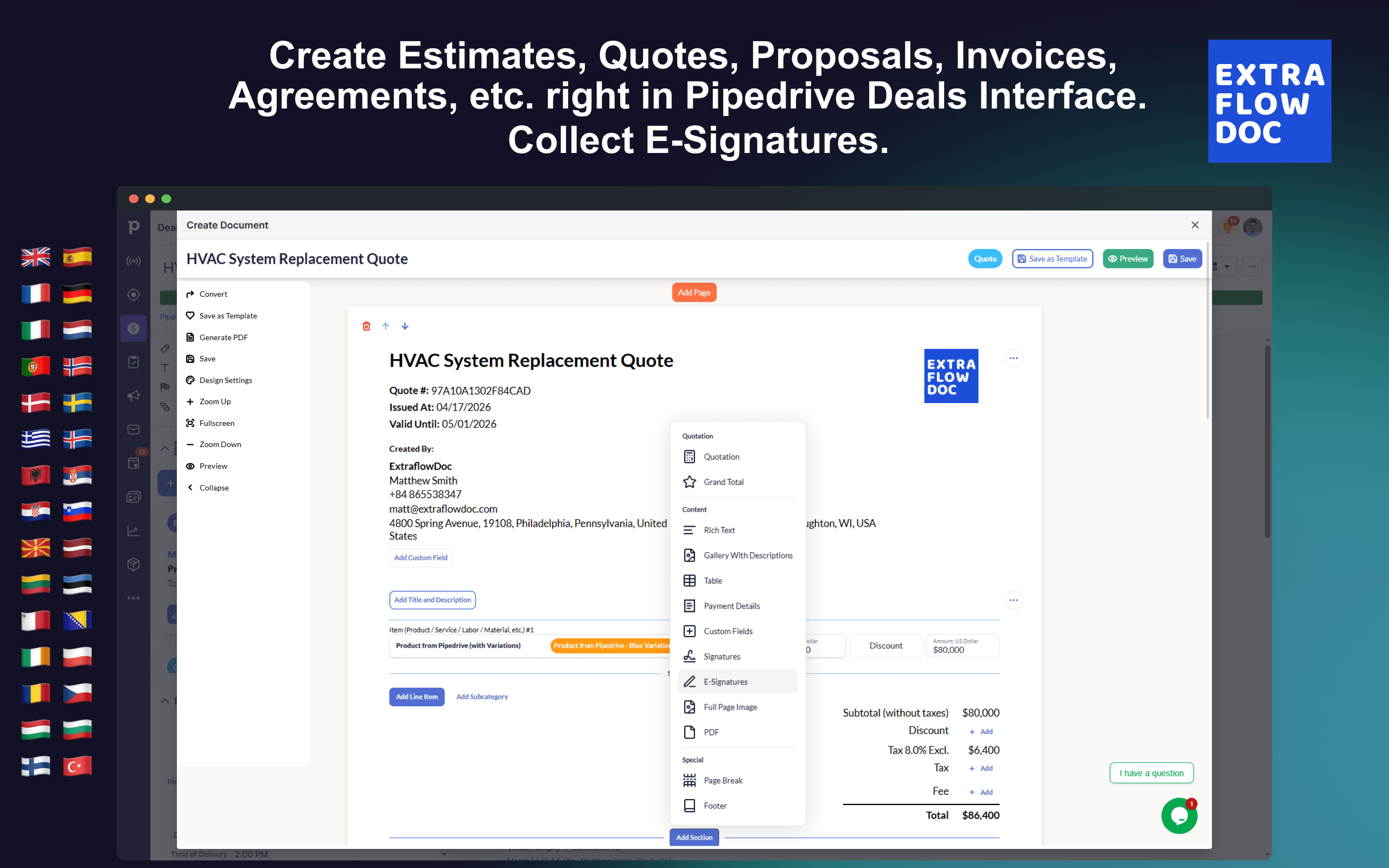 App screenshot