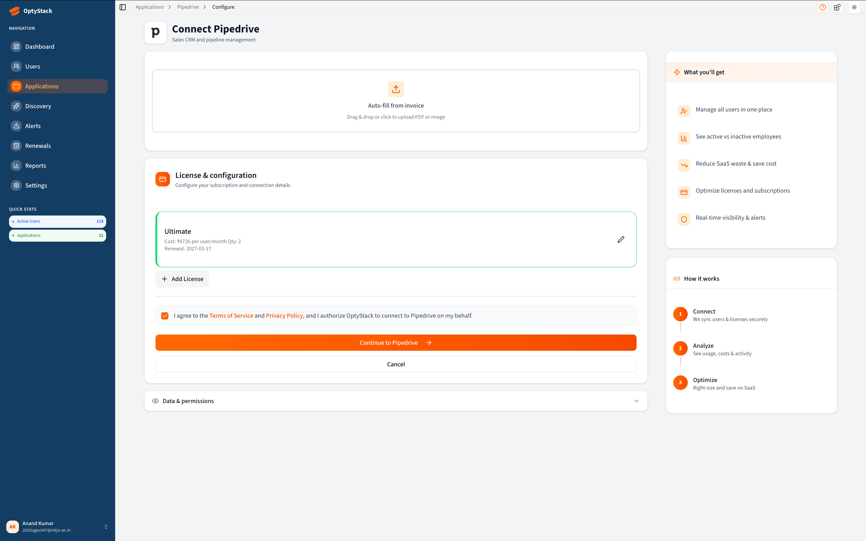 App screenshot