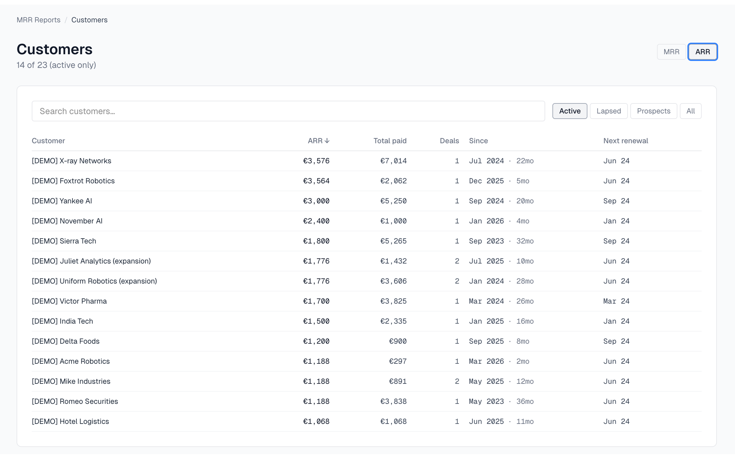 App screenshot
