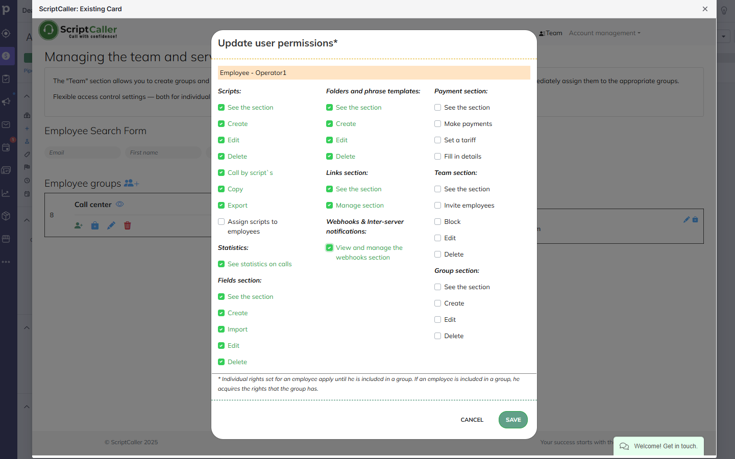 App screenshot