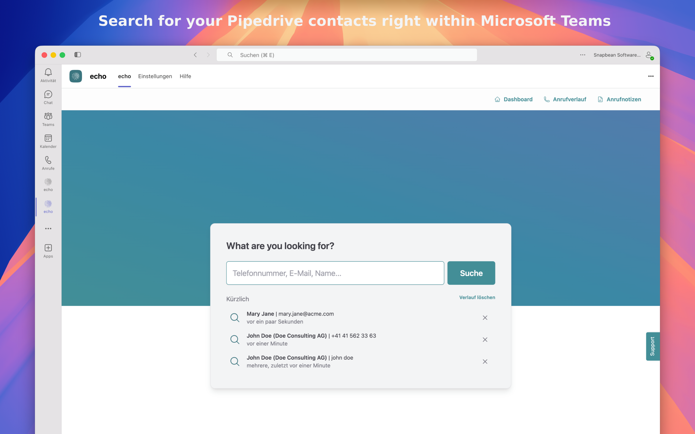 App screenshot