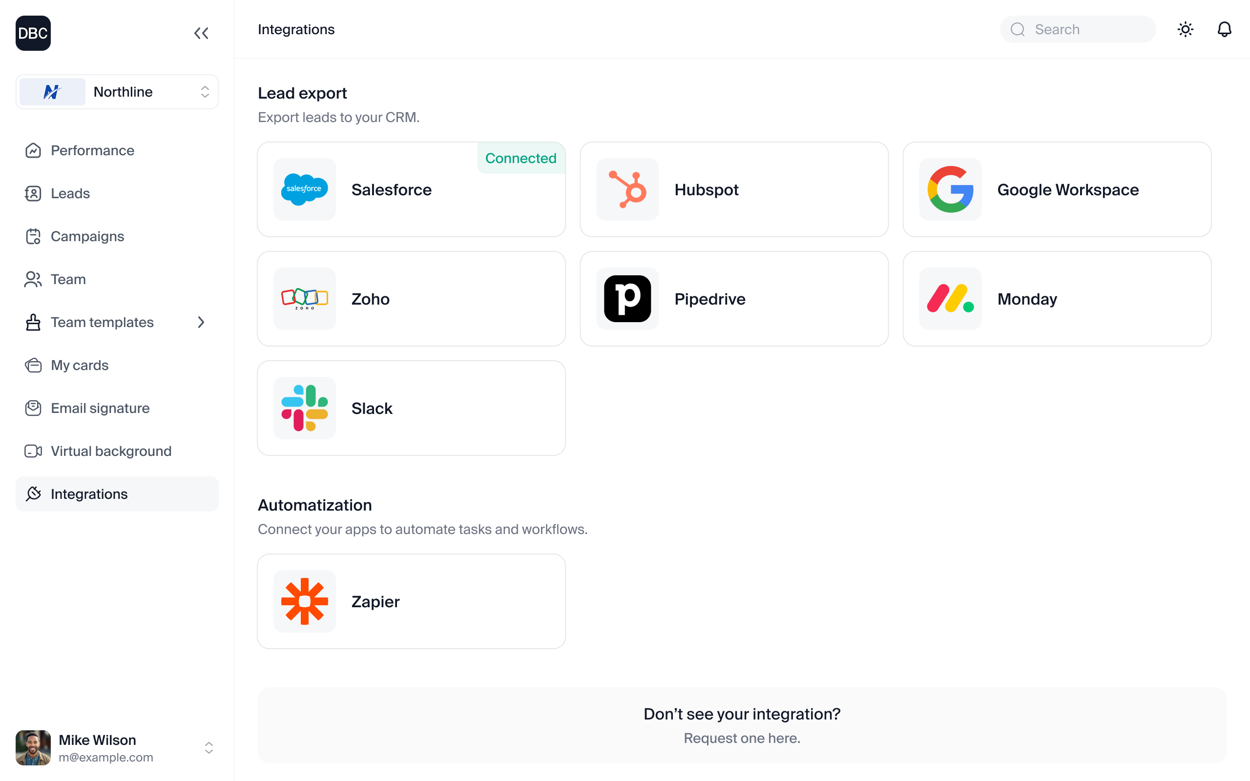App screenshot