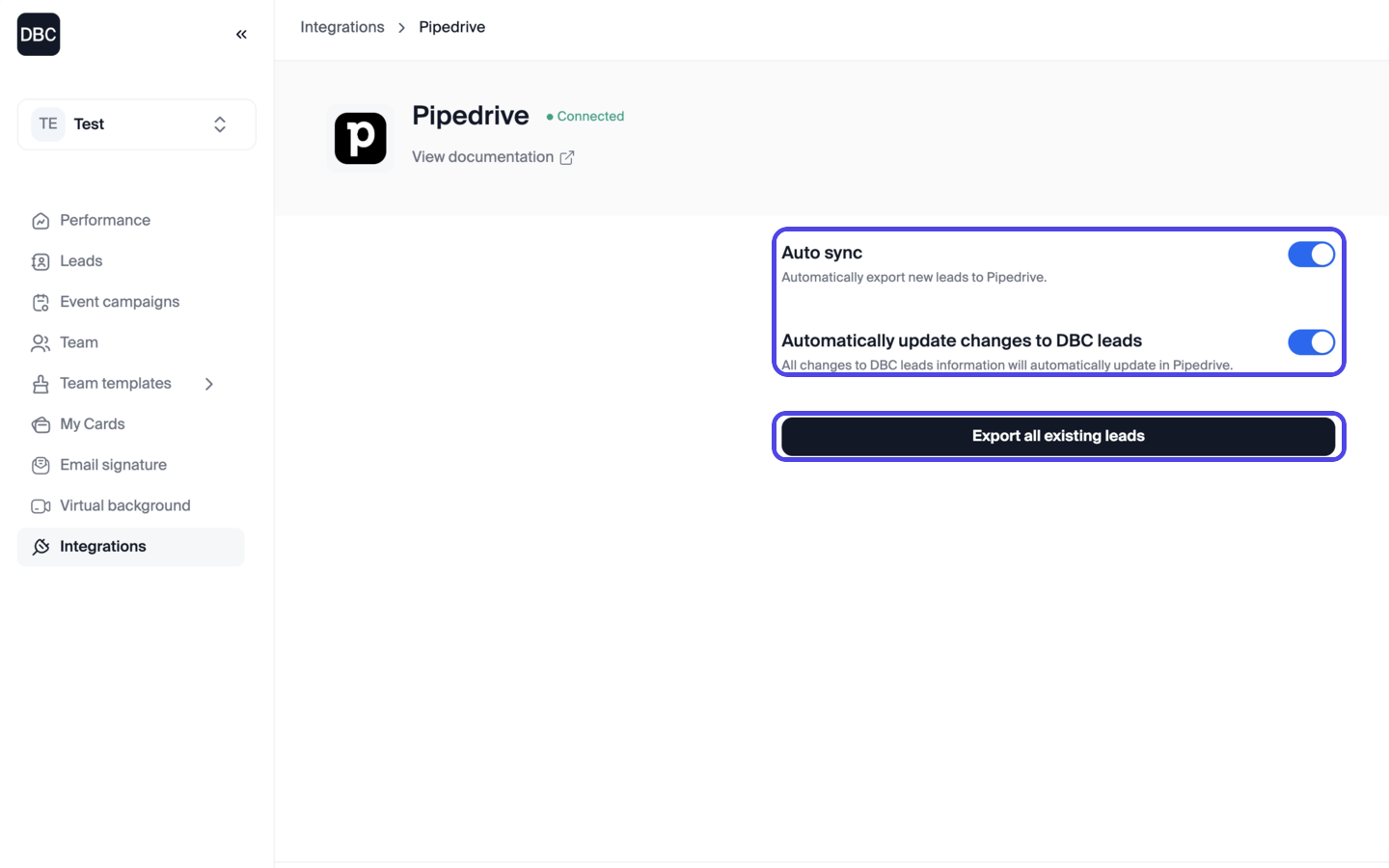App screenshot