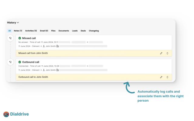 Dialpad Integration — Dialdrive App Integration - Pipedrive Marketplace