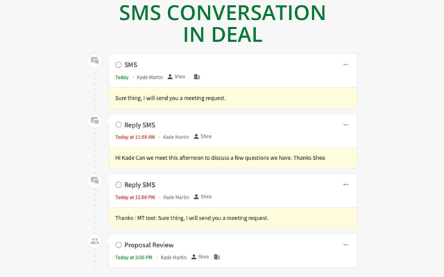 Send SMS in Pipedrive (Australia) App Integration - Pipedrive Marketplace