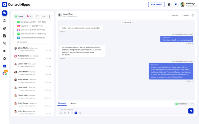 ControlHippo AI Chat Agents App Integration - Pipedrive Marketplace