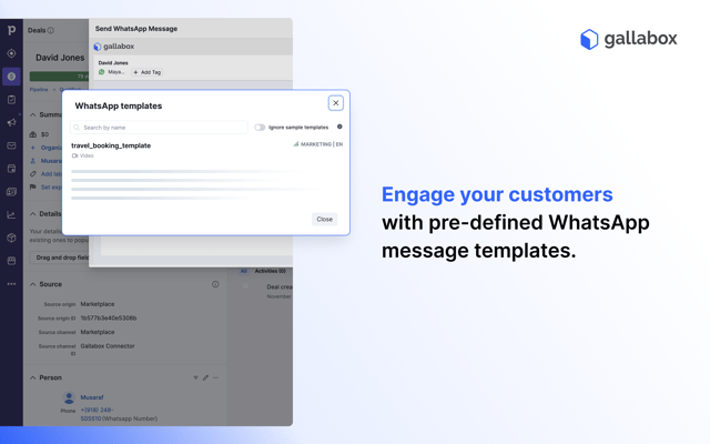WhatsApp Business Messaging App Integration - Pipedrive Marketplace