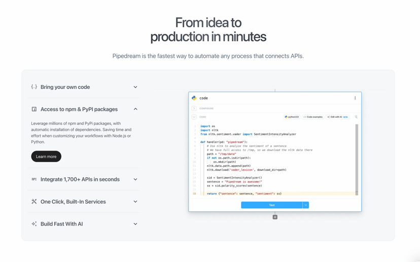 Pipedream App Integration - Pipedrive Marketplace